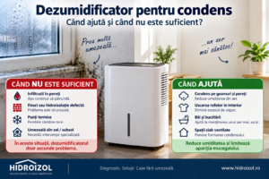 Dezumidificator pentru condens – când ajută și când nu este suficient