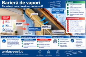 Barieră de vapori – rolul în prevenirea condensului