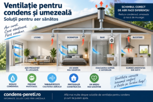 Ventilație pentru condens și umezeală – schimb de aer în locuință