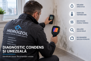 Diagnostic condens și umezeală – măsurarea umidității și temperaturii peretelui