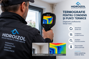 Termografie pentru condens – identificarea punților termice și zonelor reci