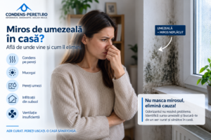 Miros de umezeală în casă – condens, mucegai și pereți umezi